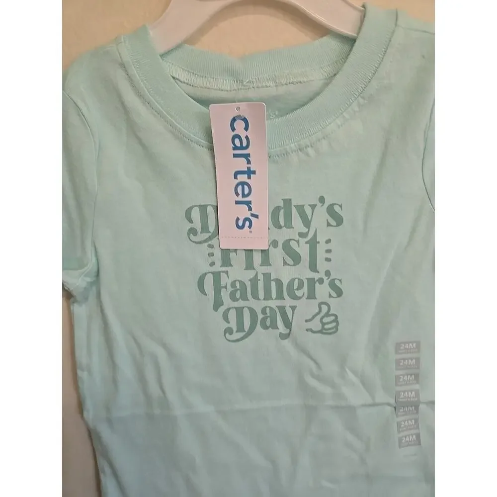 Baby First Father's Day Cotton Bodysuit From Carter's 24 Months